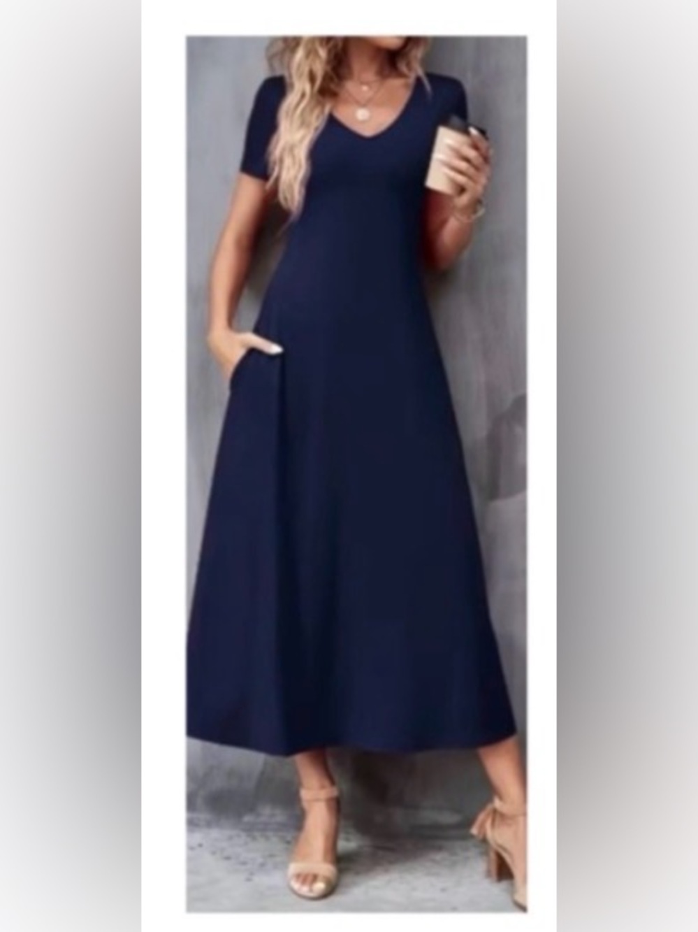 NWOT MIDI dress for summer size m